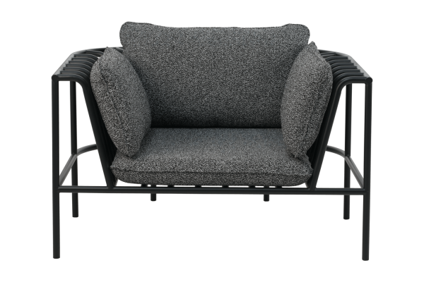 Collier fåtölj svart/teddy ant Brafab