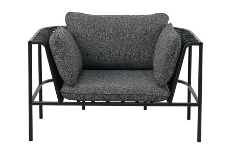 Collier fåtölj svart/teddy ant Brafab