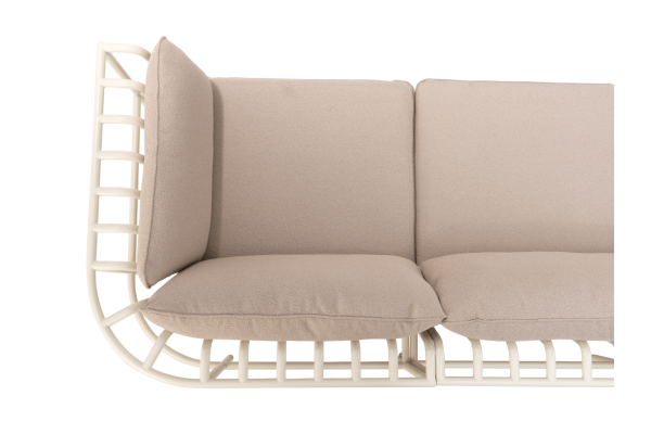 Collier hörndel pearl white/teddy beige Brafab