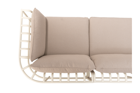 Collier hörndel pearl white/teddy beige Brafab