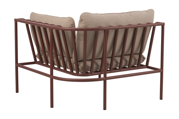 Collier hörndel zin red/teddy beige Brafab