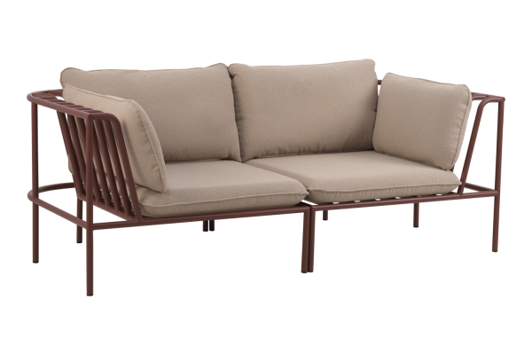 Collier hörndel zin red/teddy beige Brafab