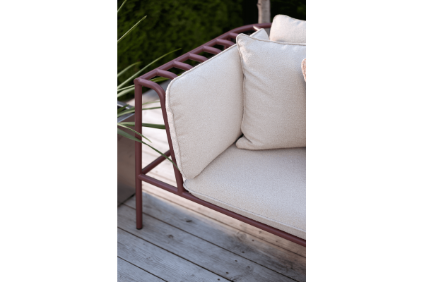 Collier hörndel zin red/teddy beige Brafab