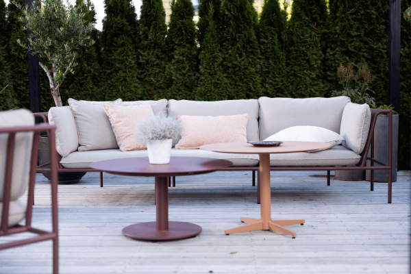 Collier hörndel zin red/teddy beige Brafab