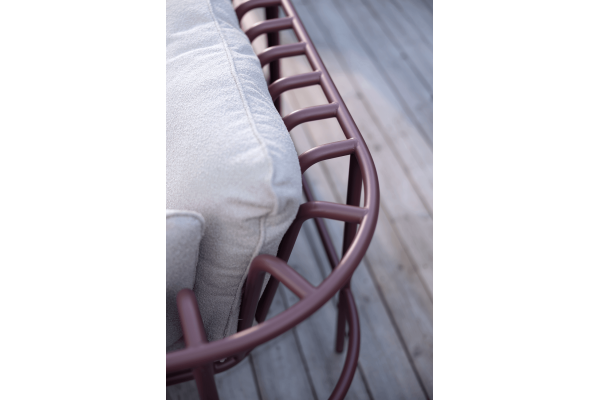 Collier hörndel zin red/teddy beige Brafab