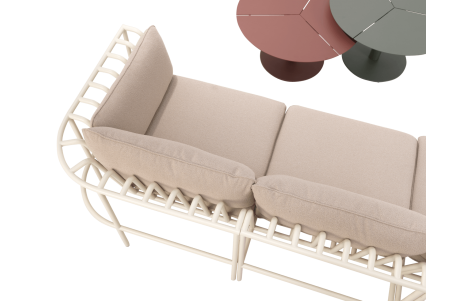 Collier mittdel pearl white/teddy beige Brafab