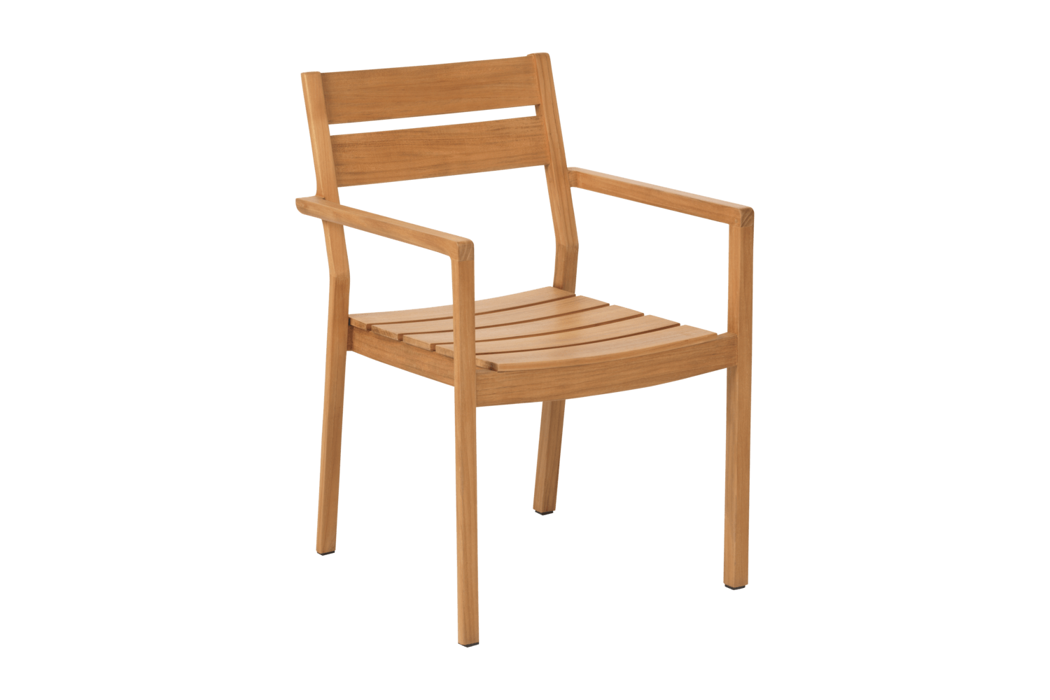 Delia teak karmstol natur Brafab