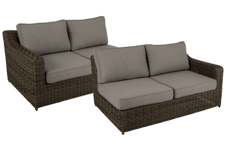 Glendon avslut HV dark brown/soft moose Brafab