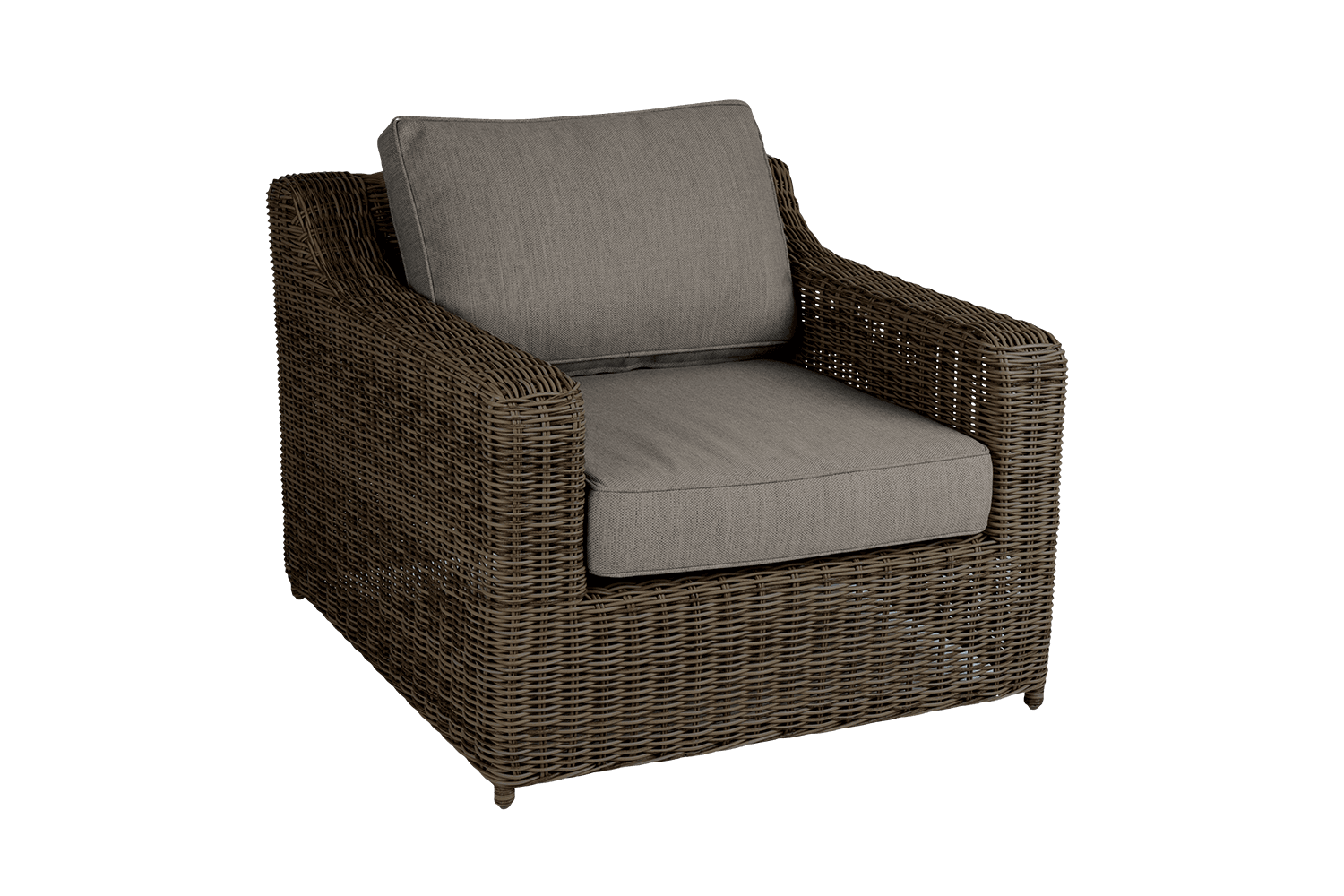 Glendon fåtölj dark brown/soft moose Brafab