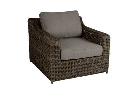 Glendon fåtölj dark brown/soft moose Brafab