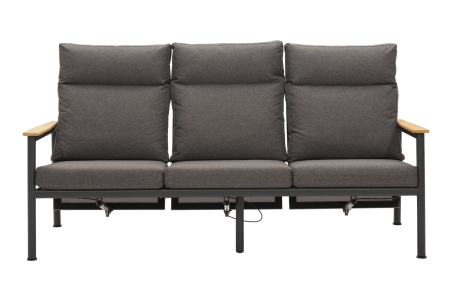 Gordon 3-sits soffa antracit/soft dawn Brafab