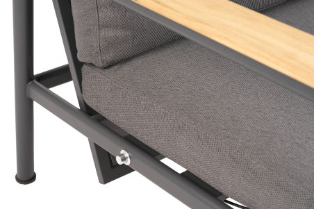 Gordon 3-sits soffa antracit/soft dawn Brafab