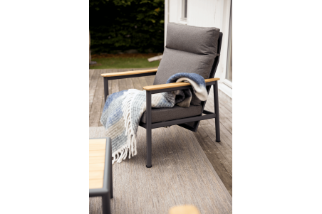 Gordon fåtölj antracit/soft dawn Brafab