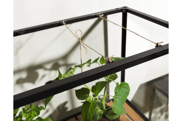 Grower Greens växtskåp hög svart Brafab