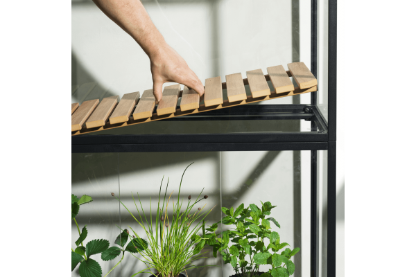 Grower Greens växtskåp hög svart Brafab