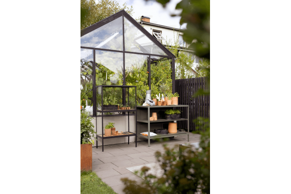 Grower Greens växtskåp hög svart Brafab