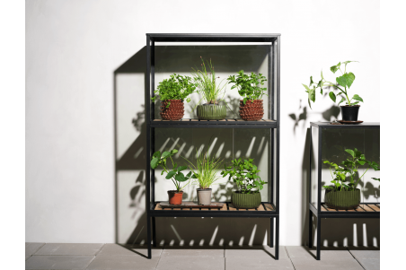 Grower Greens växtskåp hög svart Brafab