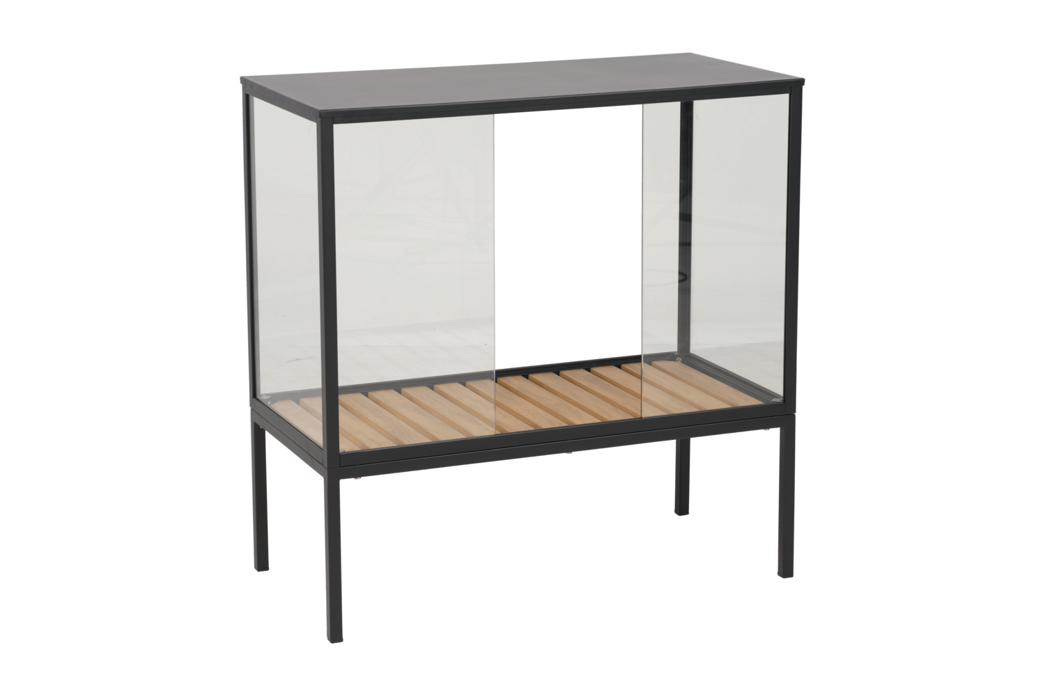 Grower Greens växtskåp låg svart Brafab