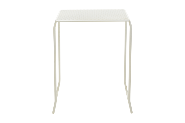 Haru cafébord pearl white Brafab