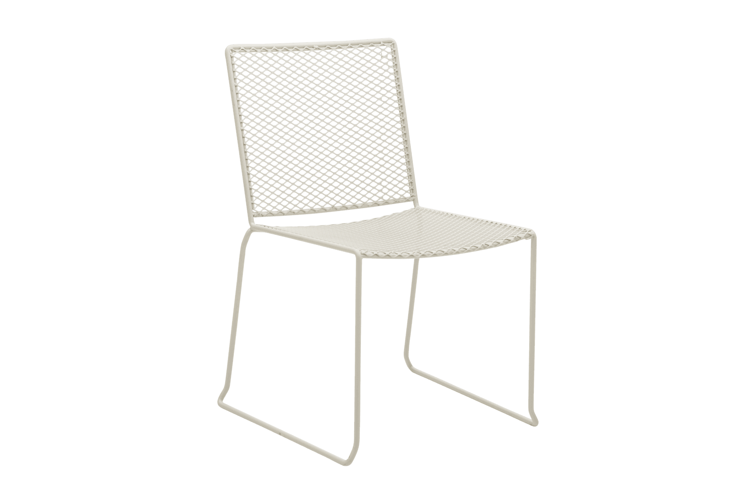 Haru matstol pearl white Brafab