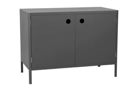 Kelia utekök med dörrar antracit Brafab