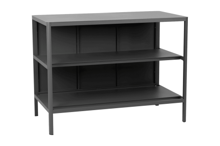 Kelia utekök med öppna hyllor antracit Brafab