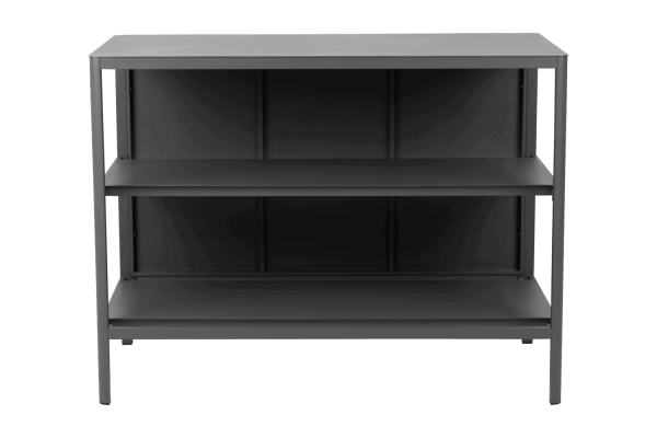 Kelia utekök med öppna hyllor antracit Brafab