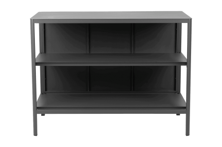 Kelia utekök med öppna hyllor antracit Brafab