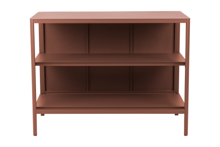 Kelia utekök med öppna hyllor zin red Brafab