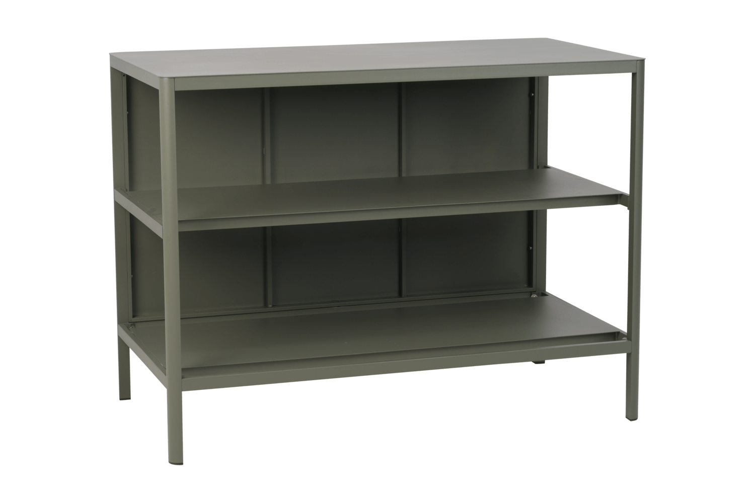 Kelia utekök med öppna hyllor nordic green Brafab