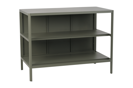 Kelia utekök med öppna hyllor nordic green Brafab