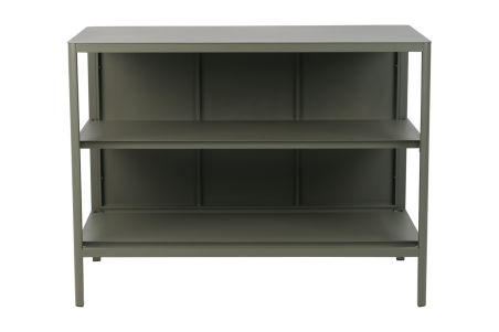 Kelia utekök med öppna hyllor nordic green Brafab