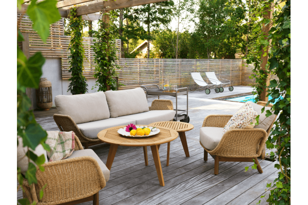 Lily 2,5-sits soffa twist straw/plush wheat Brafab