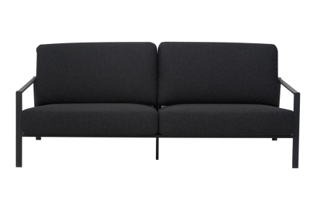Lyra 2,5-sits soffa svart/teddy black Brafab