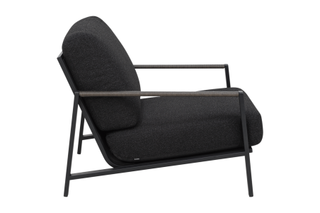 Lyra fåtölj svart/teddy black Brafab