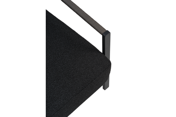 Lyra fåtölj svart/teddy black Brafab