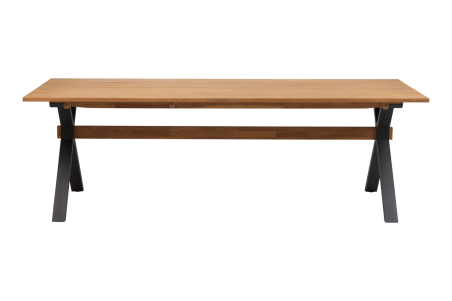 Mark matbord 230x95x73 cm svart/teak Brafab