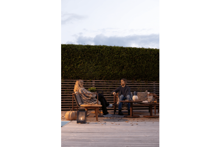 Motty 2-sits soffa zin red/teddy beige Brafab