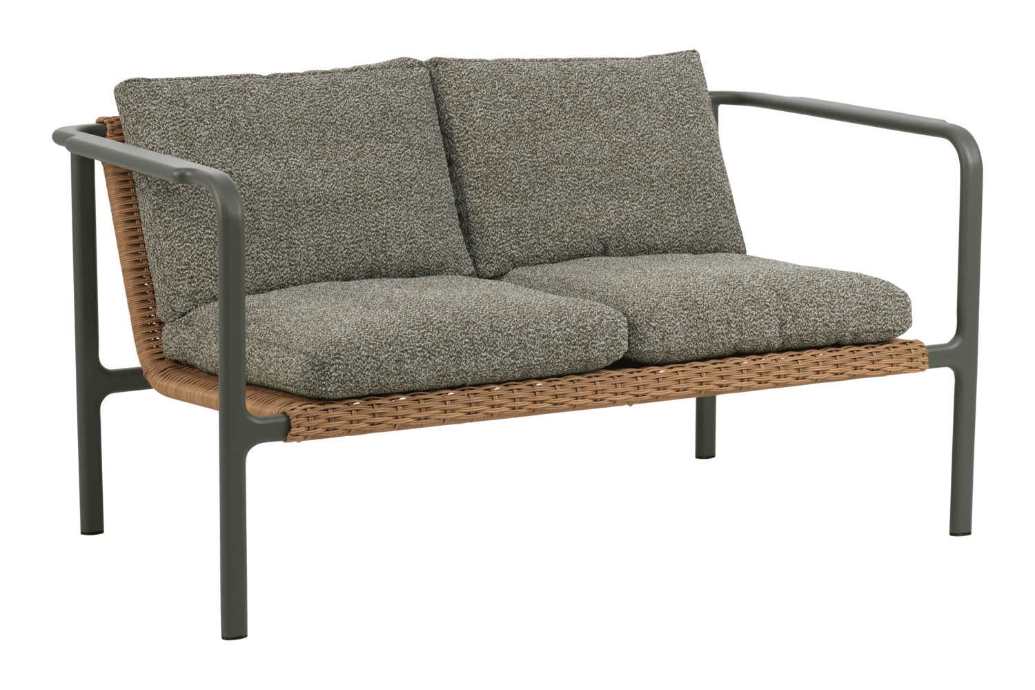 Motty 2-sits soffa nordic green/teddy verde Brafab