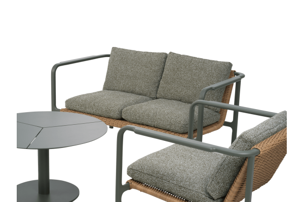 Motty 2-sits soffa nordic green/teddy verde Brafab