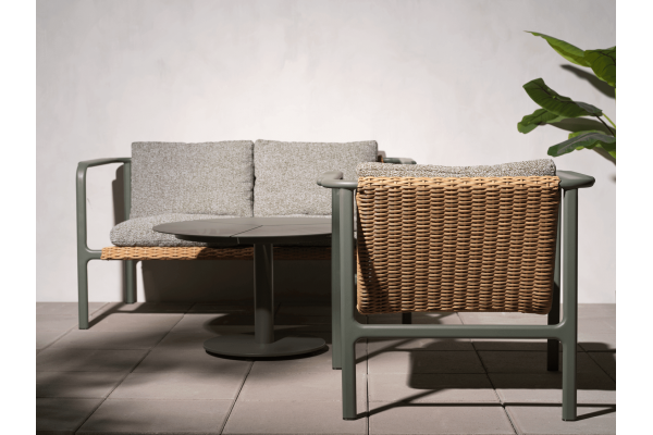 Motty 2-sits soffa nordic green/teddy verde Brafab