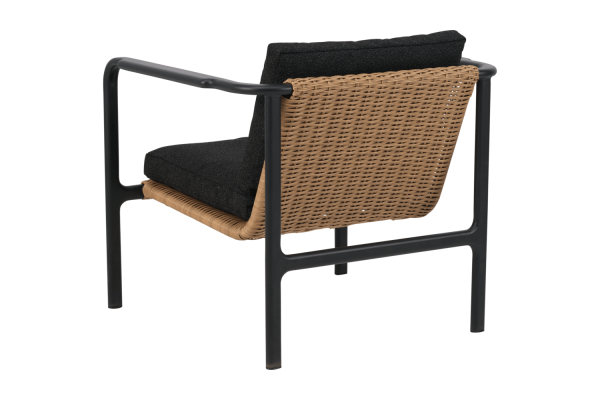 Motty fåtölj svart/teddy black Brafab