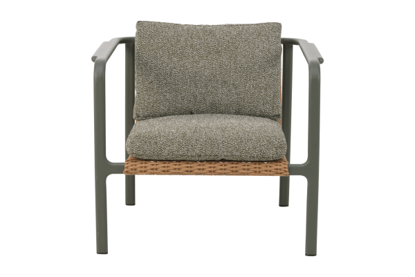 Motty fåtölj nordic green/teddy verde Brafab