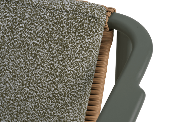 Motty fåtölj nordic green/teddy verde Brafab