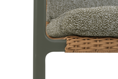 Motty fåtölj nordic green/teddy verde Brafab