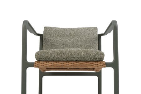 Motty fåtölj nordic green/teddy verde Brafab