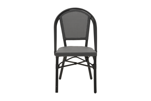 Parterre matstol svart Brafab