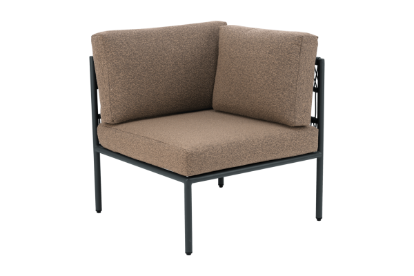 Reno hörndel svart/raw peanut Brafab