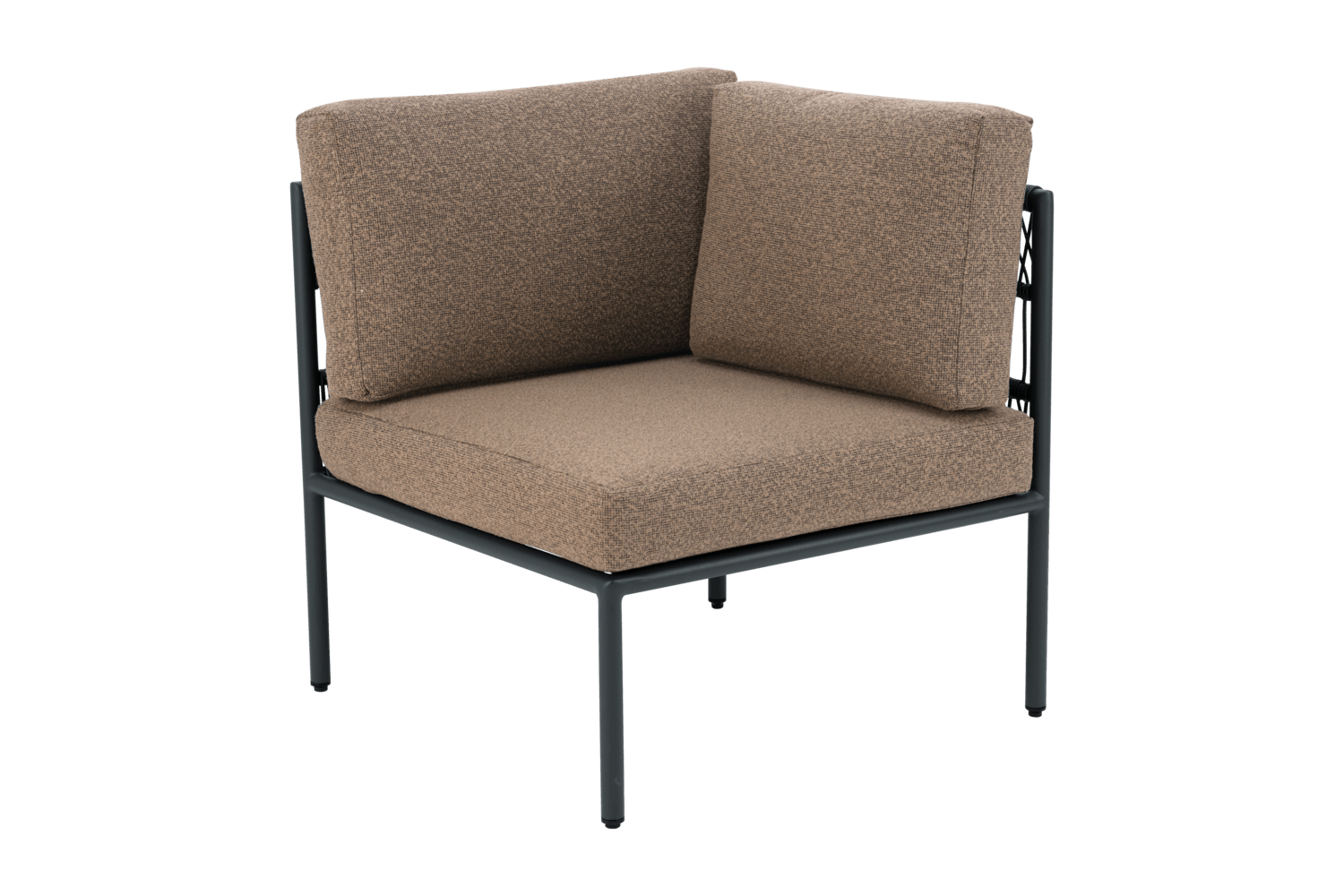 Reno hörndel svart/raw peanut Brafab