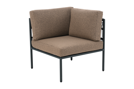 Reno hörndel svart/raw peanut Brafab